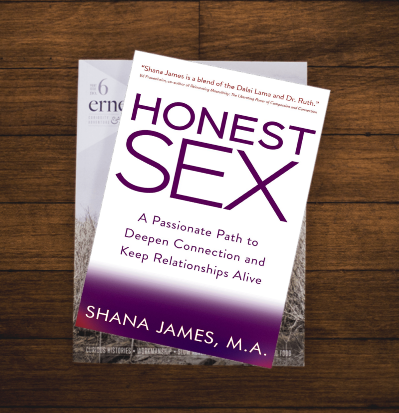 honest sex book image wood background